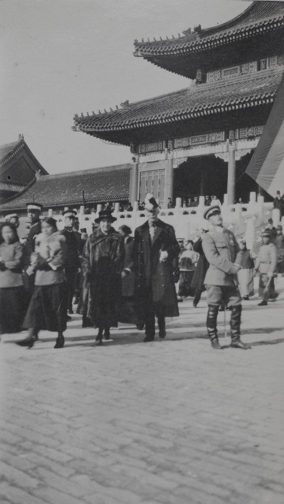 Sir John Jordan and Florence Harding, Allied Review, Forbidden City, Beijing