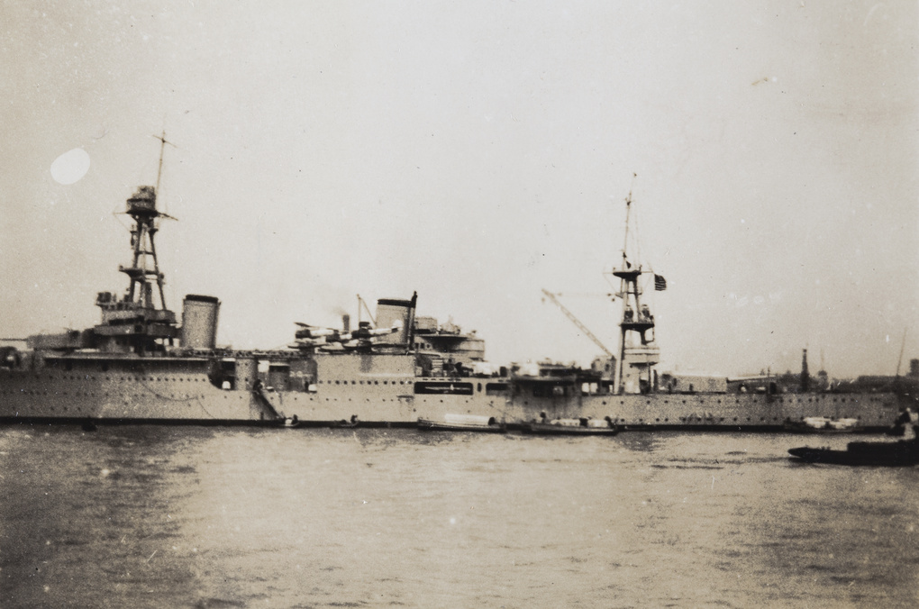 USS Houston, Huangpu River, Shanghai, 1932