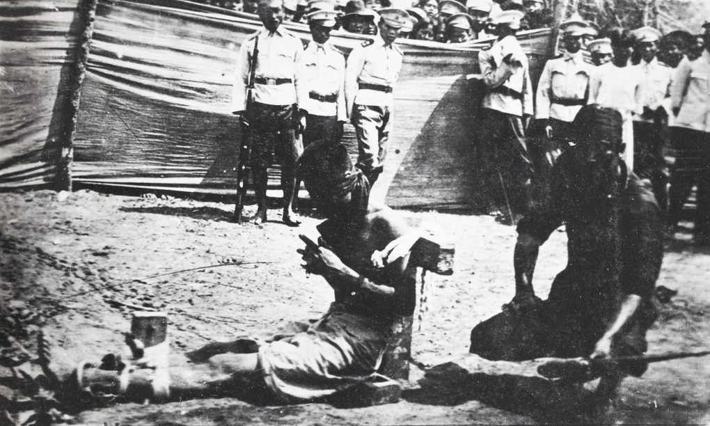A man being executed