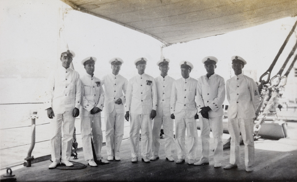 Royal Navy men ('The Flat Rats') on H.M.S. Medway