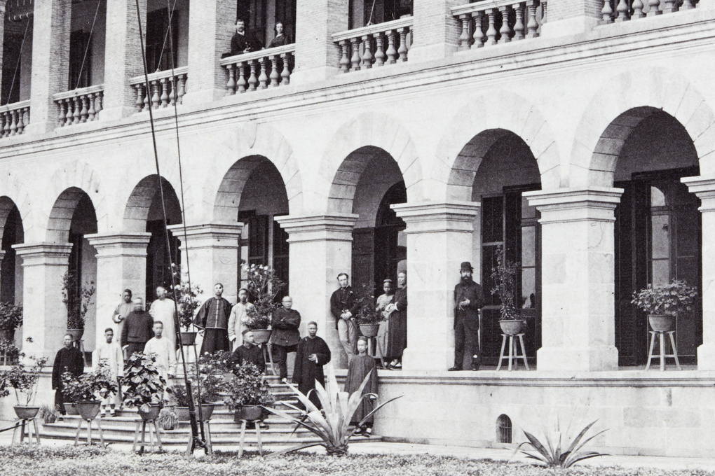 Staff at the hong of Jardine, Matheson & Co., Fuzhou, 1869