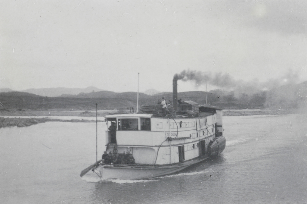 A river steamer