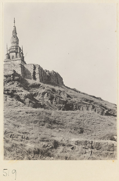 Stupa-style pagoda at Yuquan Hill