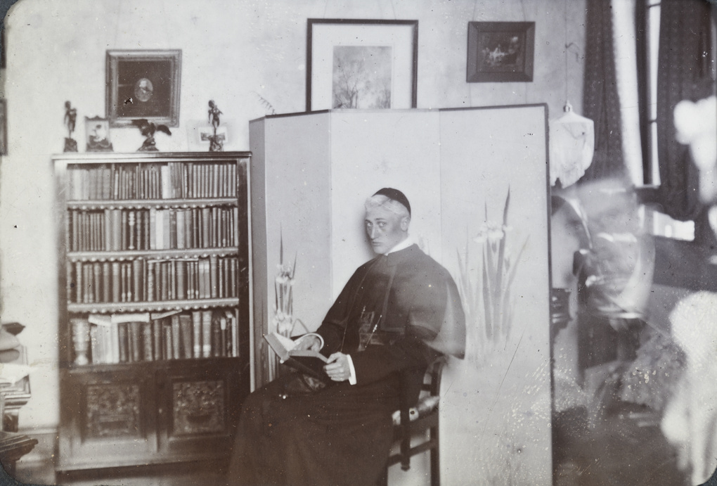 Portrait of an unidentified Catholic cleric visiting the Dudeney's apartment, Shanghai
