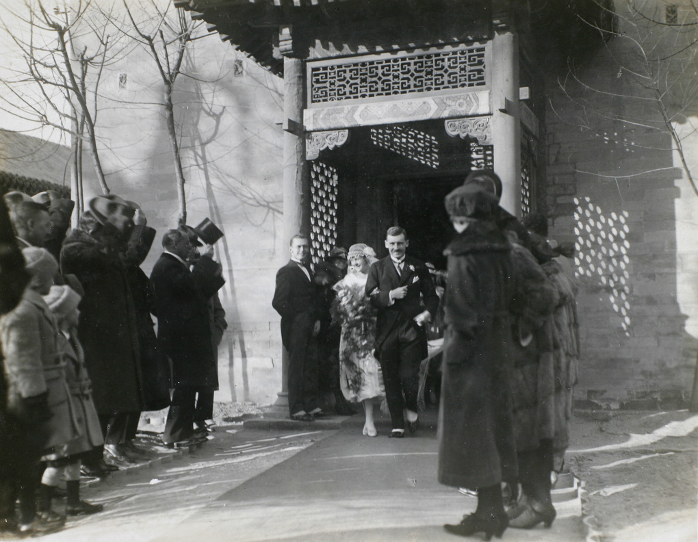 Wedding of Enid Ruxton and William Cassels, Peking
