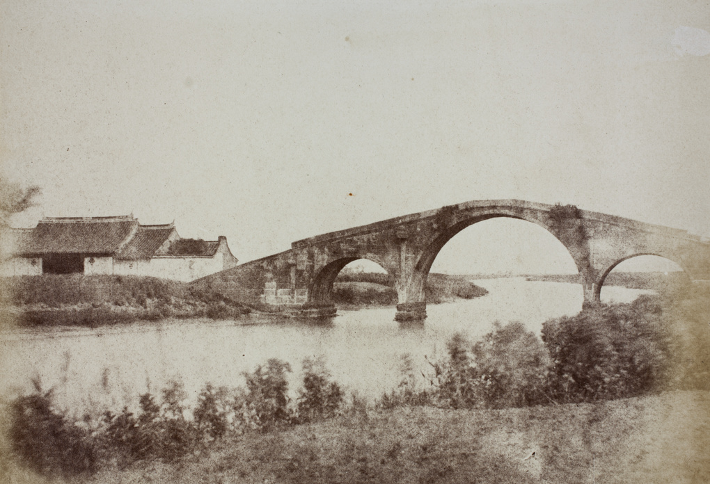 Bridge beyond Songjiang, on the Huangpu River, near Shanghai