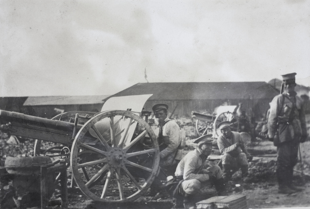 Qing army gun batteries