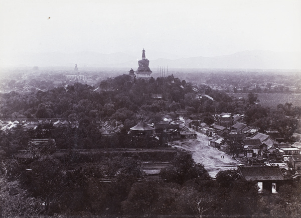 View towards The White Dagoba, Beijing