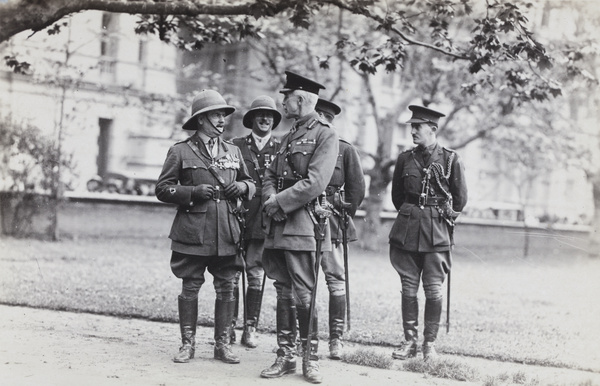 Shanghai Volunteer Corps Church Parade and Inspection, 1925