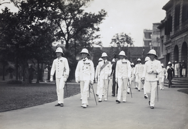 Empire Day Parade, British Consulate General, Shanghai, 1926