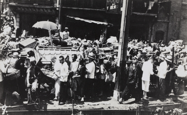 Refugees in Chapei, Shanghai