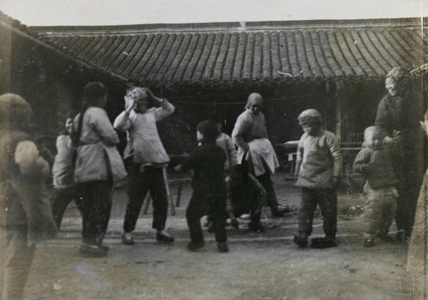 Playful street scene