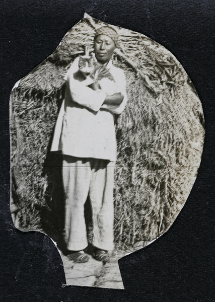 A woman holding a cat