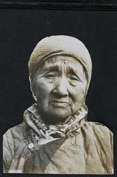 Portrait of an old woman