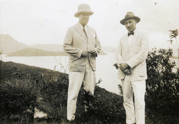 Norman Lockhart Smith and an unidentified man