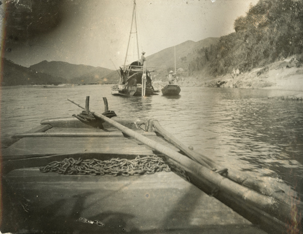 Boats on a river