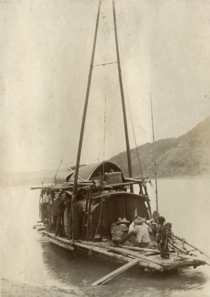 Eating a meal on a boat