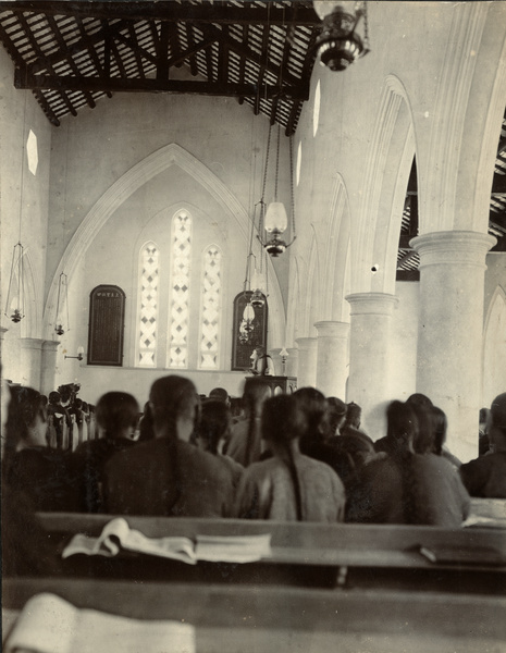 Congregation during a service, Pakhoi