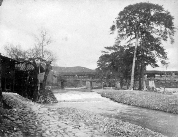 Covered bridge in Tong Kio Ping Nang, Fuhkien