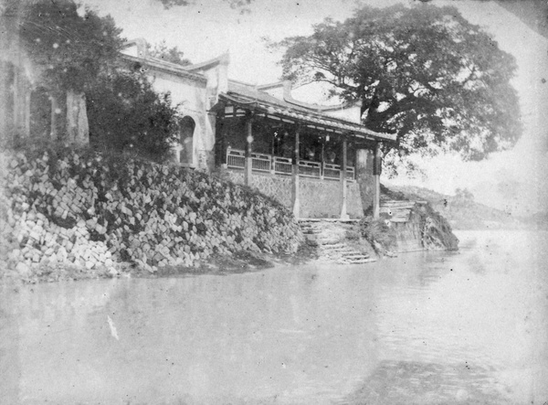 Riverside temple near Foochow