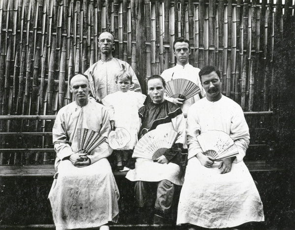 Mrs Byrde, Christine, Archdeacon, Rev. F. Child, Rev. J. Parker and  P. L. Land