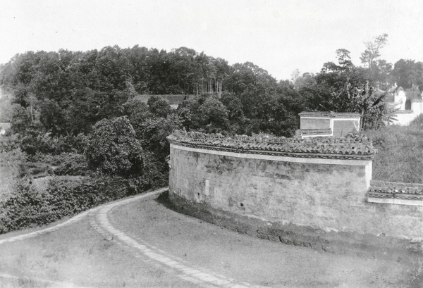 The path to the church, Yungchow, Hunan