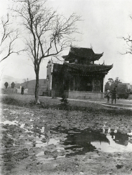 A roadside temple