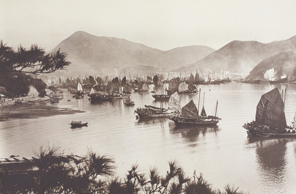 Fishing boats in harbour, Aberdeen, Hong Kong