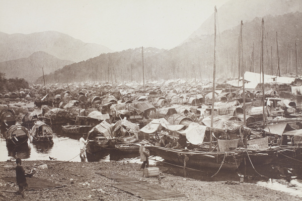 A typhoon shelter in Aberdeen, Hong Kong