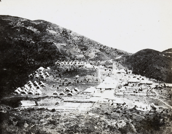 Volunteer encampment at Hang Hau, Hong Kong (香港)