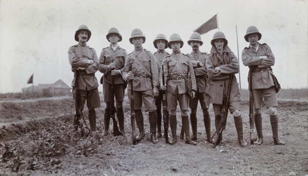 British soldiers, Hankou, Wuhan