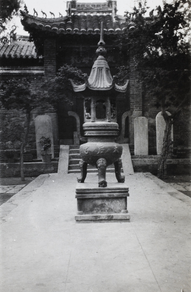 Censer at a temple