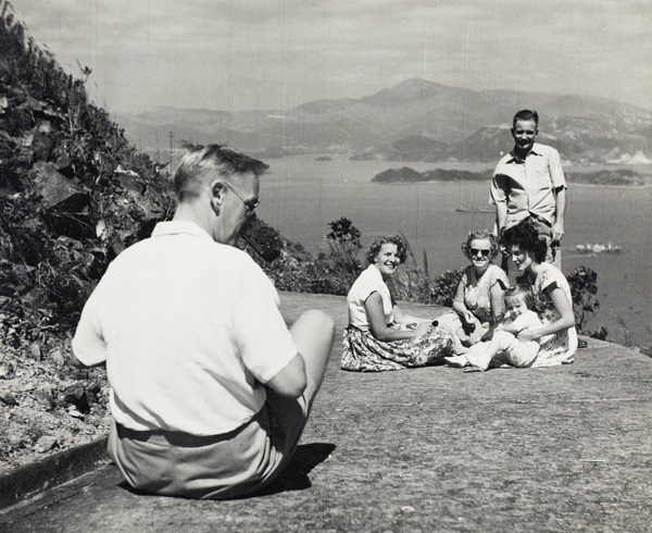 Posing at Victoria Peak, Hong Kong