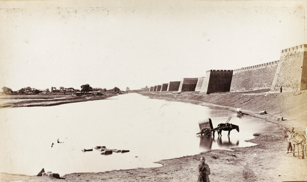 North wall and moat, Inner City (Tartar City), Beijing