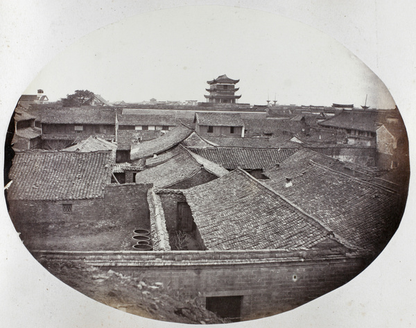 View of Ningbo from the city wall