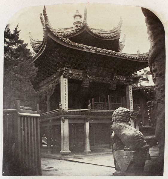 The stage, Tian Fei Gong (天妃宫 / Tianfei Palace), a Mazu Temple, Ningbo (宁波市)