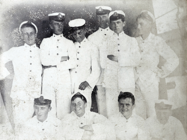 Crew members of H.M.S. Narcissus, 1898