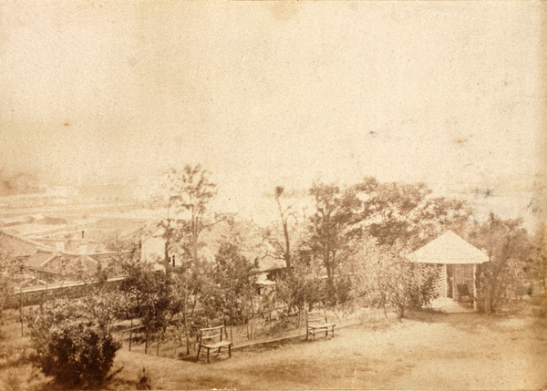 'Hillside' garden view, Chefoo