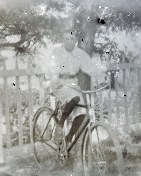 Child on a bicycle