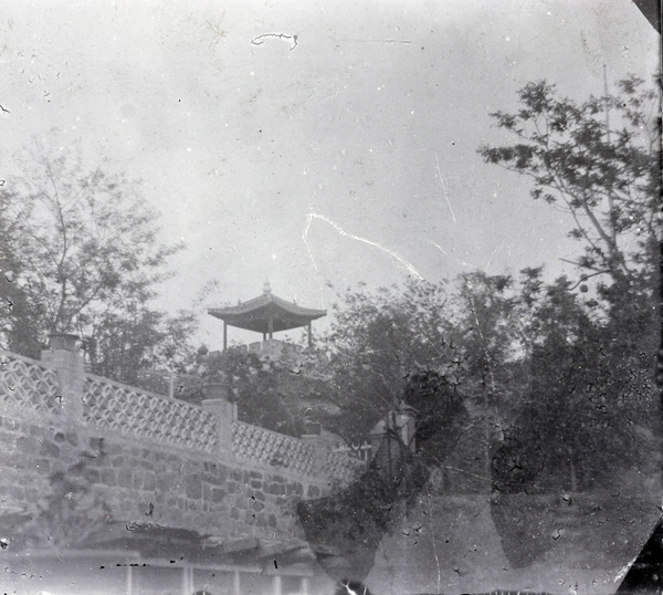 Signal Station Tower from 'Hillside' garden, Chefoo