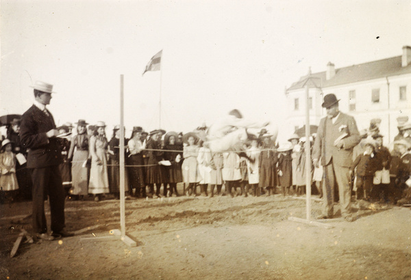 High jump, C.I.M. Boys’ School sports, Chefoo