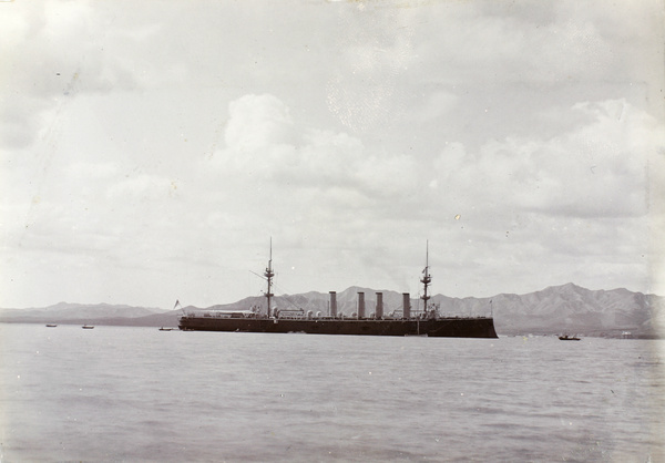 H.M.S. Terrible at Weihai, 1901