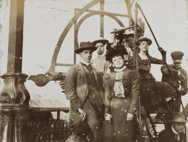 Group at the Observatory, Peking, 1900