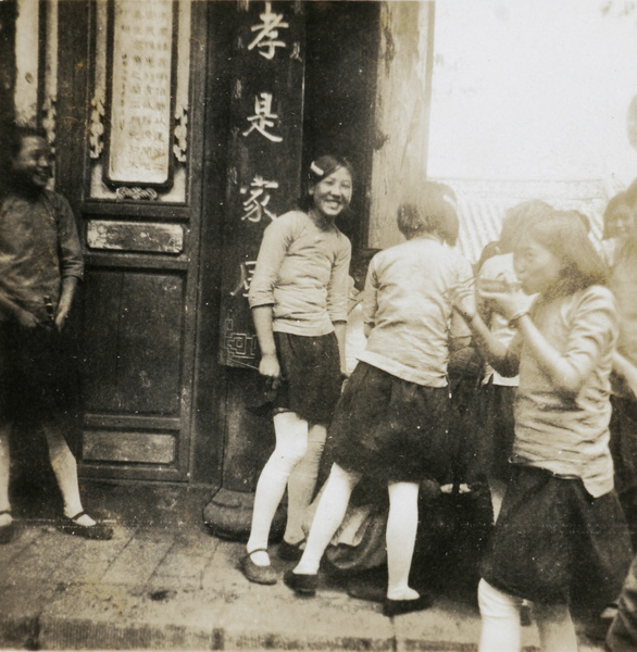 Girls at the Methodist Mission School, Chaotung