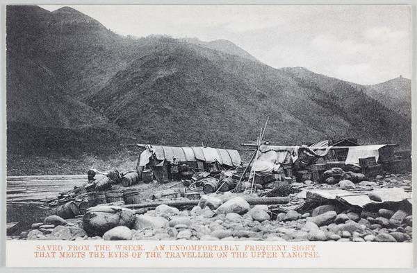 Items saved from a wrecked boat, Upper Yangtze River