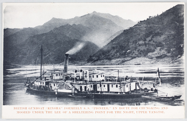 HMS Kinsha (formerly ss Pioneer), Upper Yangtze River