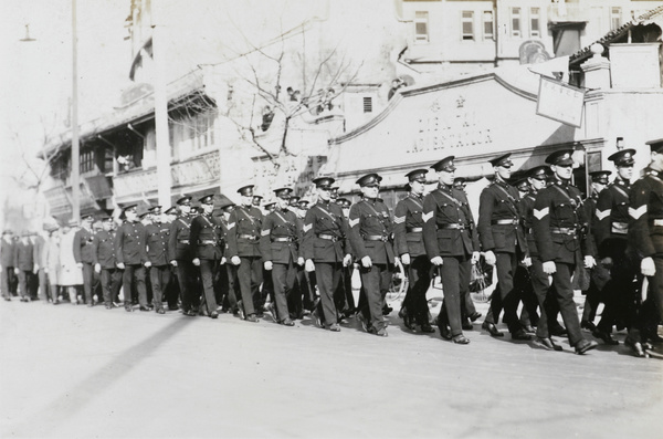 Funeral of Sub-Inspector John Crowley, SMP, 1928