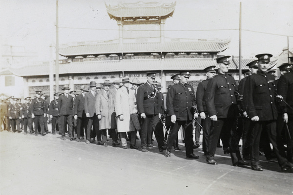 Funeral of Sub-Inspector John Crowley, SMP, 1928