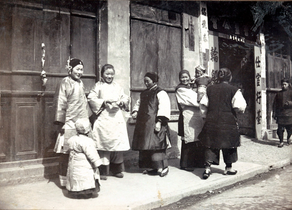 Chinese New Year's Day, Foochow Road (Fuzhou Lu), Shanghai, February 1902