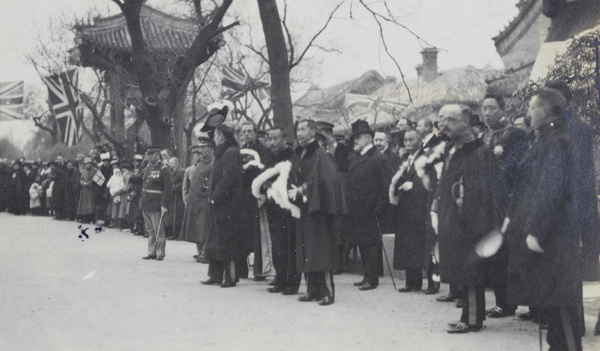 Watching Allied troops at British Legation, Beijing